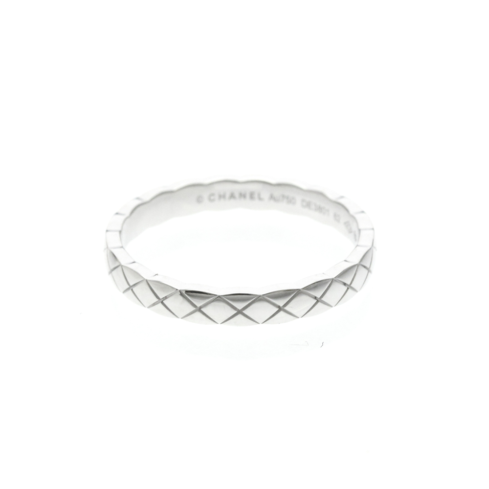 CHANEL 18k Silver Ring